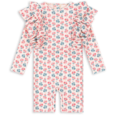 Konges Sløjd Lumina Rose Manuca Frill Onesie Grs