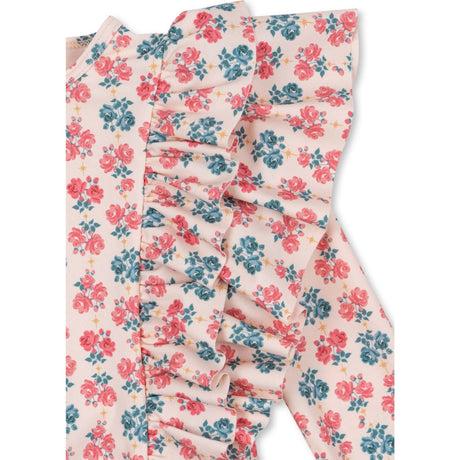 Konges Sløjd Lumina Rose Manuca Frill Onesie Grs