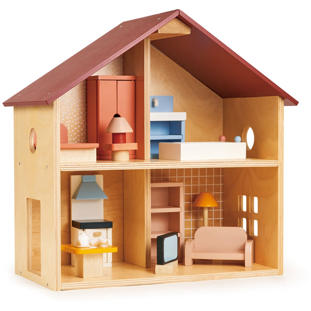 Mentari Dockhus med möbler - Poppets House