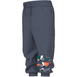 Name It Ombre Blue Tractors Pants Nmmvimo Nreg AOP Swe Byxor Bru