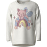 Name It Cloud Dancer Rainbow Cat Nmfvix Ls Topp