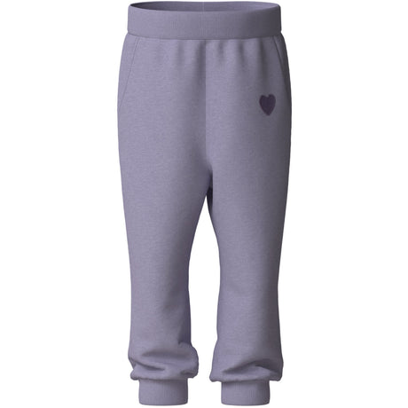 Name It Heirloom Lilac Heart Embroidery Nmfvima Nreg Swe Byxor Bru