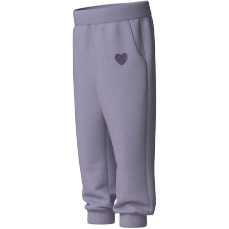 Name It Heirloom Lilac Heart Embroidery Nmfvima Nreg Swe Byxor Bru
