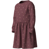 Name It Wild Ginger Pink Glitter Hearts Nmfvivian Ls Klänning