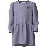 Name It Heirloom Lilac Heart Embroidery Nmfvima Ls Swe Klänning Bru
