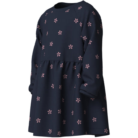 Name It Navy Blazer White Flower Nmfvolta Ls Swe Klänning Bru