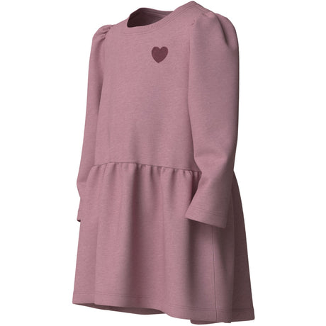 Name It Lilas Heart Embroidery Nmfvima Ls Swe Klänning Bru