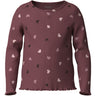 Name It Wild Ginger Hearts Nmfvemia Ls Slim Topp