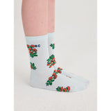 Bobo Choses Light Blue Juicy Tomatoes All Över Kort Strumpor