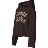 Name It Chocolate Plum Merci Nkfviala Ls Kort Rlx Sweat Wh Bru