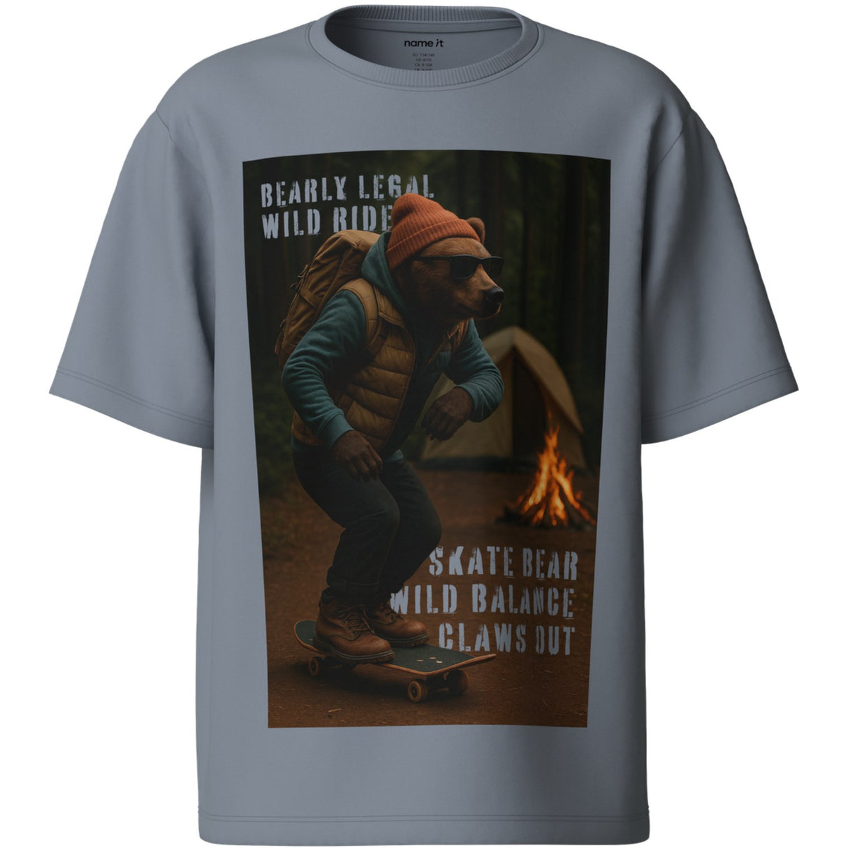 Name It Tradewinds Skater Bear Nkmvoto Ss Nreg Topp