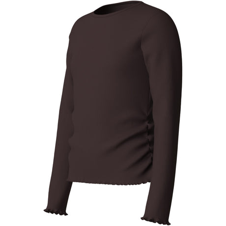 Name It Chocolate Plum Nkfvemia Ls Slim Topp