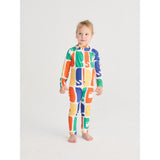Bobo Choses Offwhite Bobo Choses Färg All Över Swim Overall