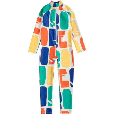 Bobo Choses Offwhite Bobo Choses Färg All Över Swim Overall