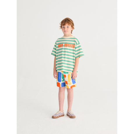 Bobo Choses Offwhite Bobo Choses Färg All Över Swim Board Shorts