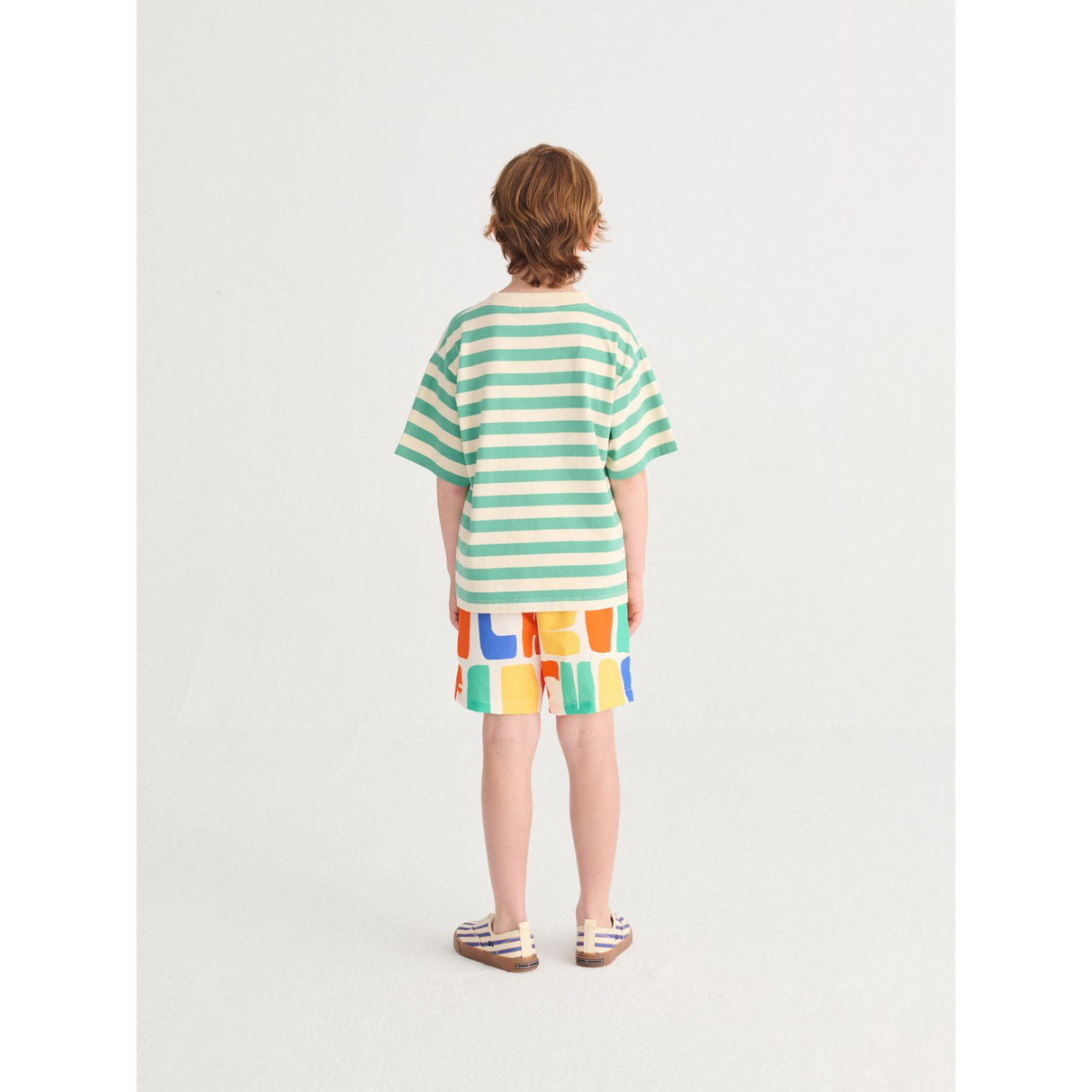 Bobo Choses Offwhite Bobo Choses Färg All Över Swim Board Shorts