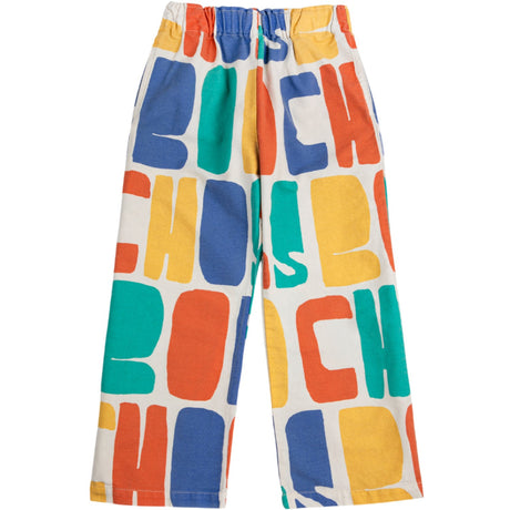 Bobo Choses Offwhite Bobo Choses Färg All Över Woven Byxor