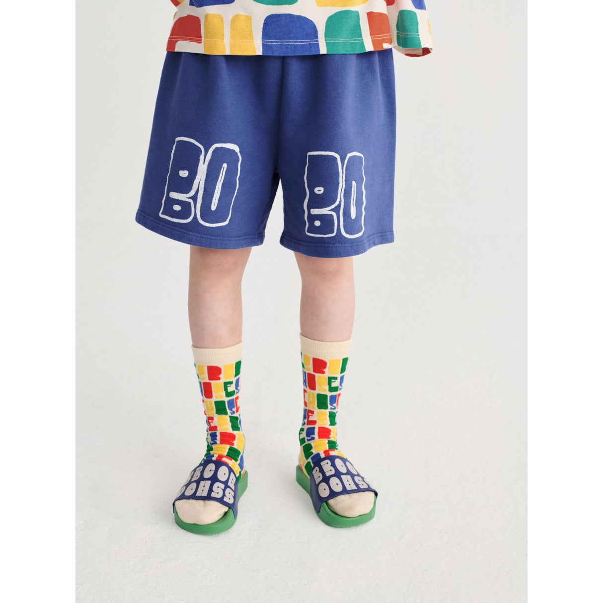 Bobo Choses Navy Blue Bobo Choses Thin Bermuda Shorts