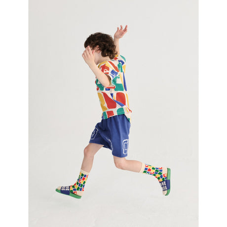 Bobo Choses Navy Blue Bobo Choses Thin Bermuda Shorts