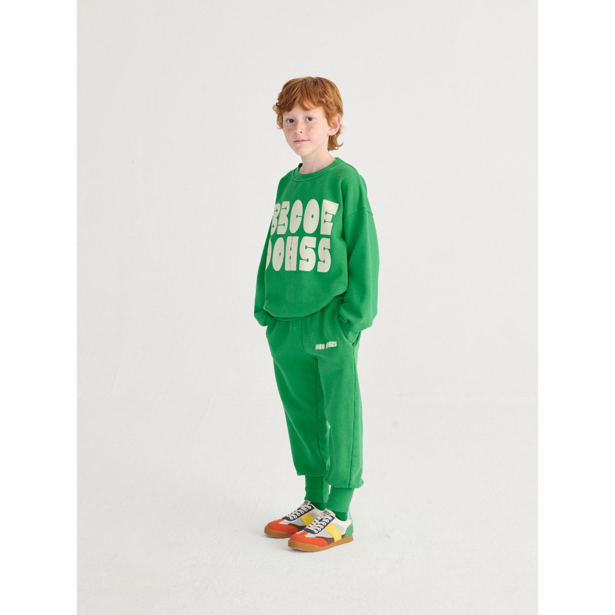 Bobo Choses Green Bobo Choses Modern Sweatshirt