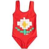 Bobo Choses Red Pixel Daisy Baddräkt