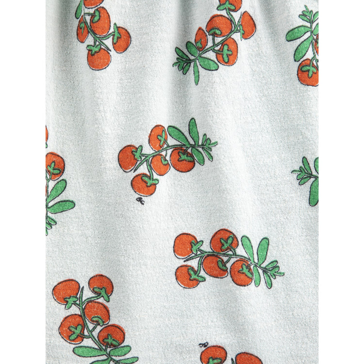 Bobo Choses Light Blue Juicy Tomatoes All Över Ruffled Klänning
