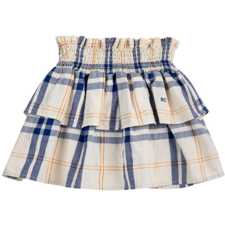 Bobo Choses Offwhite Fun Tartan Woven Kjol