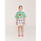 Bobo Choses Offwhite Fun Tartan Woven Kjol