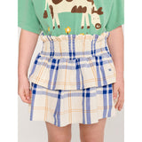 Bobo Choses Offwhite Fun Tartan Woven Kjol