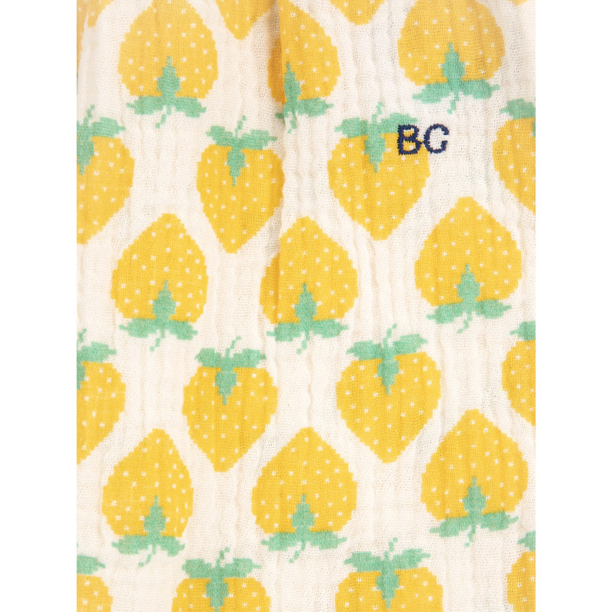Bobo Choses White Strawberry All Över Woven Byxor
