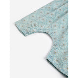 Bobo Choses Light Blue Daisy Mosaic All Över Woven Overall