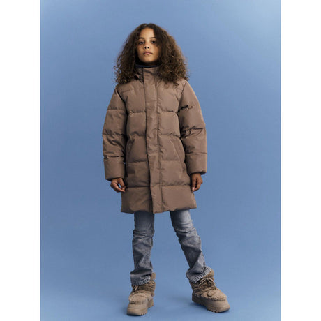 Name It Brown Lentil Nkfmedow03 Puffer Jacka Long Fo