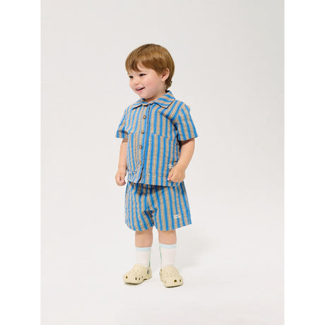 Bobo Choses Multicolor New Hairline Woven Skjorta