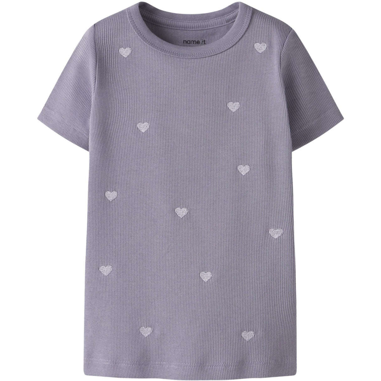 Name It Lavender Gray Nmfnakal Ss Slim Topp Noos