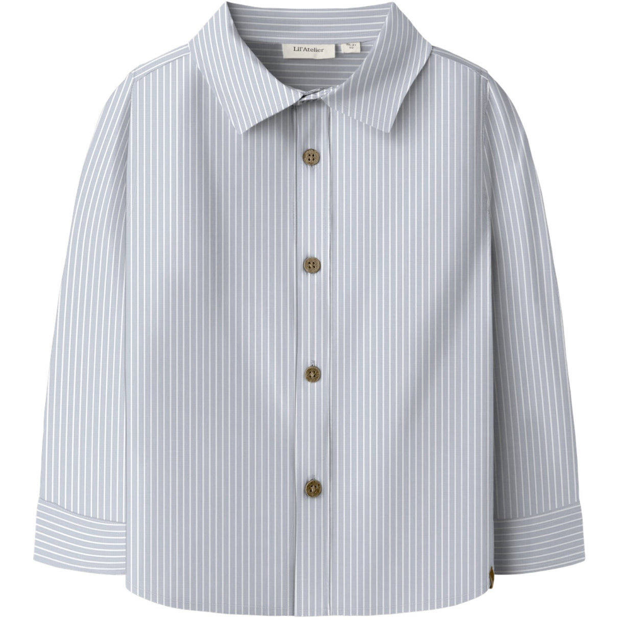 Lil'Atelier Gray Dawn Nmmjesper Ls Skjorta Lil