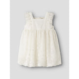 Lil'Atelier Coconut Milk Nmffeya Sl Tyll Klänning Lil