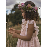 Lil'Atelier Peach Whip Nmffeya Sl Tyll Klänning Lil