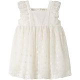Lil'Atelier Coconut Milk Nmffeya Sl Tyll Klänning Lil