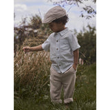Lil'Atelier Gray Dawn Coconut Milk Nmmflorentin Ss Skjorta Lil