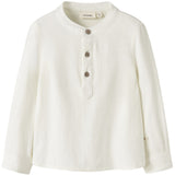 Lil'Atelier Coconut Milk Nmmfreddie Ls Loose Skjorta Lil