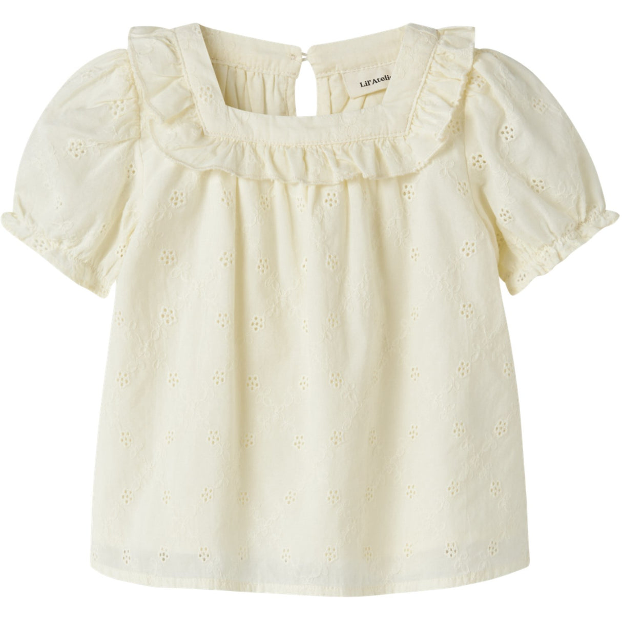 Lil'Atelier Coconut Milk Nmfhosa Ss Loose Skjorta Lil