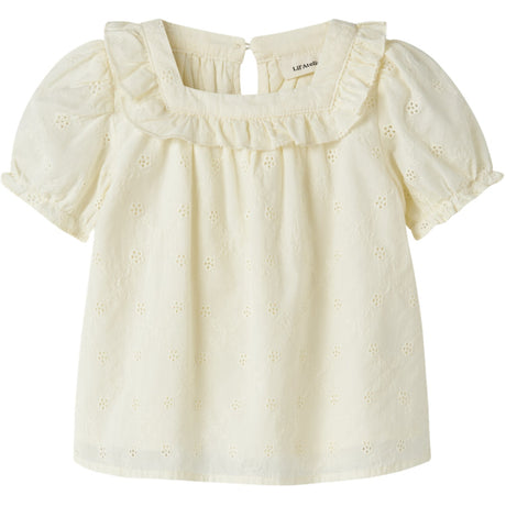Lil'Atelier Coconut Milk Nmfhosa Ss Loose Skjorta Lil