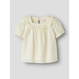 Lil'Atelier Coconut Milk Nmfhosa Ss Loose Skjorta Lil