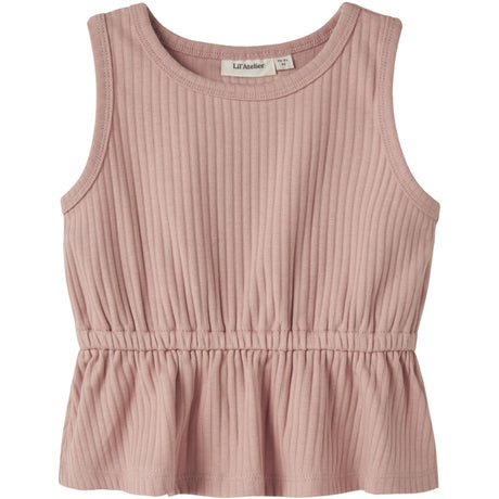 Lil'Atelier Rose Tan Nmfsaseline Sl Loose Topp Lil