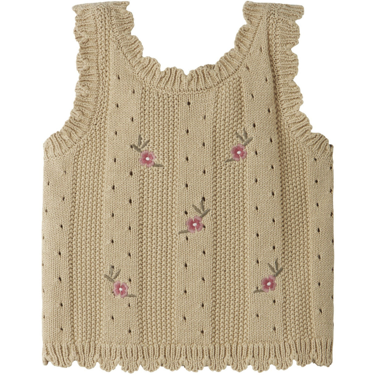 Lil'Atelier Mojave Desert Nmfhalyn Rem Stickad Topp Lil