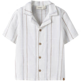Lil'Atelier Coconut Milk Nmmjeran Ss Loose Skjorta Lil