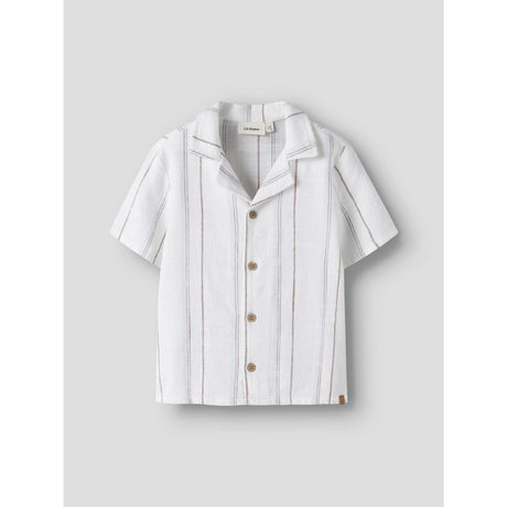 Lil'Atelier Coconut Milk Nmmjeran Ss Loose Skjorta Lil