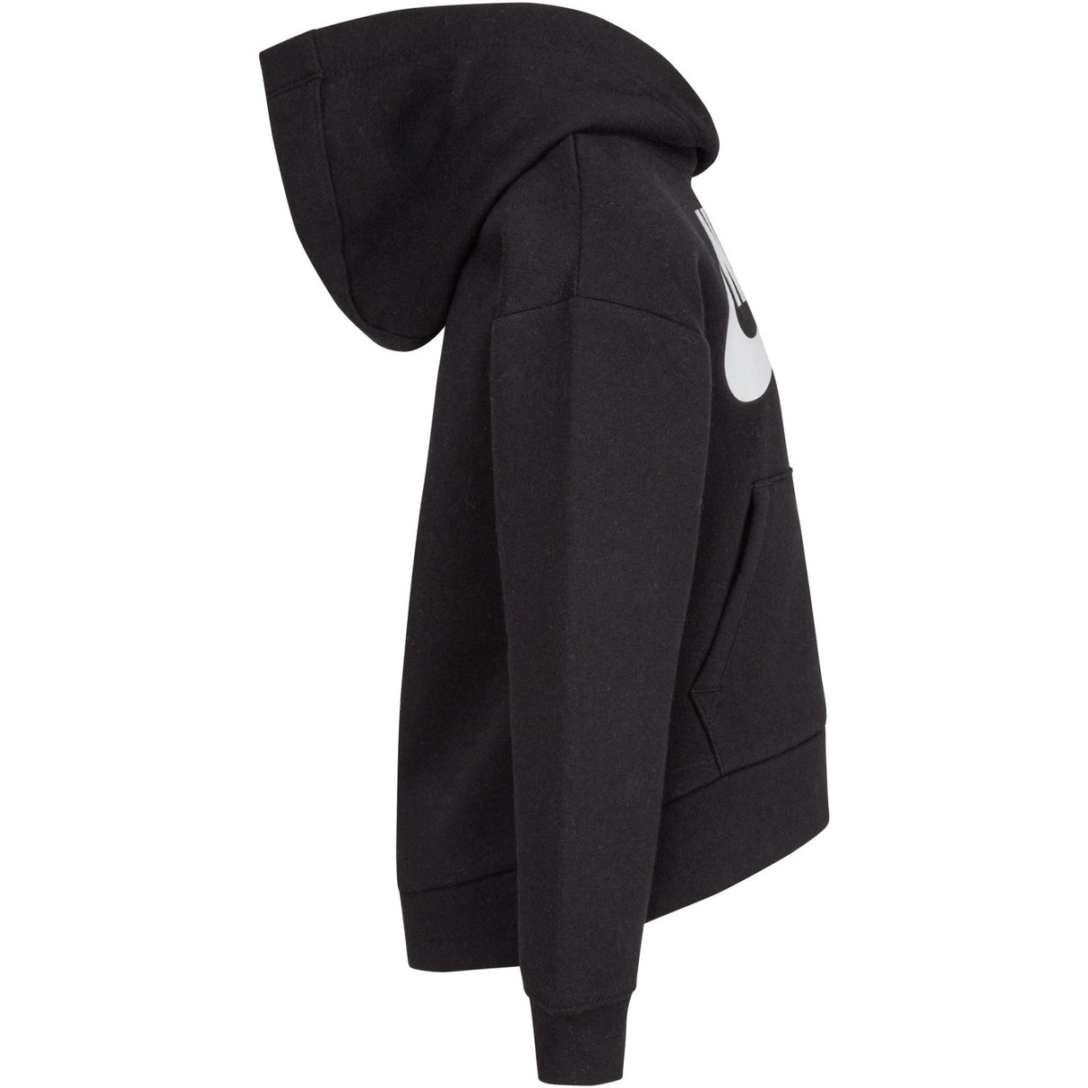 NIKE Black Club Fleece High Low Hoodies