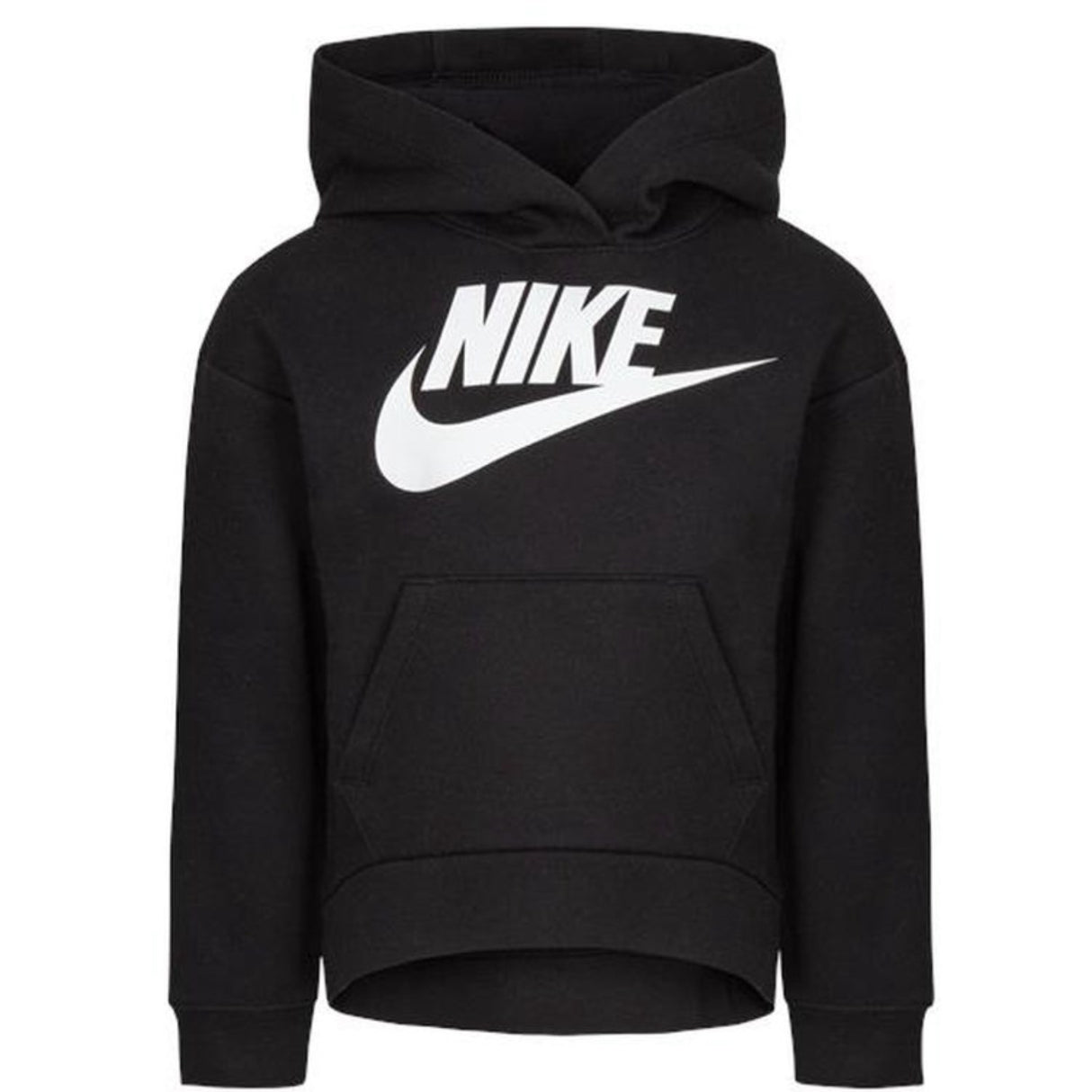 NIKE Black Club Fleece High Low Hoodies