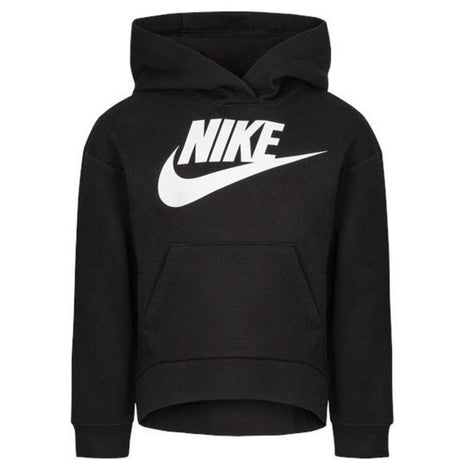 NIKE Black Club Fleece High Low Hoodies